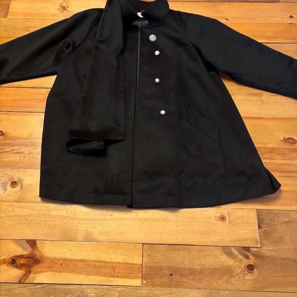 Vintage John Weitz Made in Poland 100% Wool Swing Coat - Picture 9 of 10